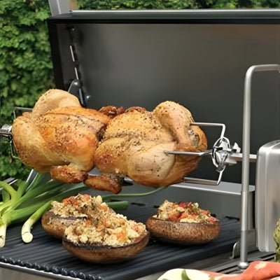 TOURNE BROCHE ELECTRIQUE 4w | RoastingCook™ - CUISTO BBQ