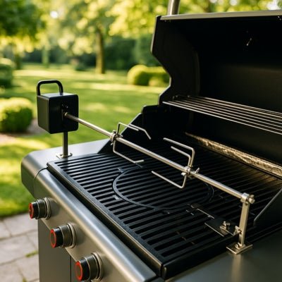 TOURNE BROCHE ELECTRIQUE 4w | RoastingCook™ - CUISTO BBQ
