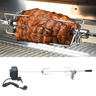 Tourne Broche Electrique 4w | RoastingCook™ - CUISTO BBQ